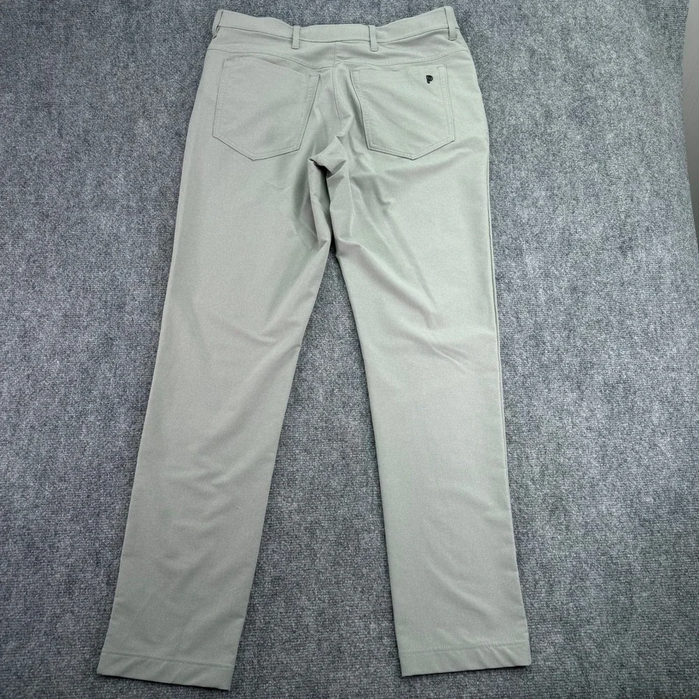 Public Rec Pants Men 34x34 (Fits 34x32) Grey Workday Performance Stretch‎ Golf
